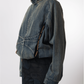 "ERYON" LACE-UP DENIM JACKET